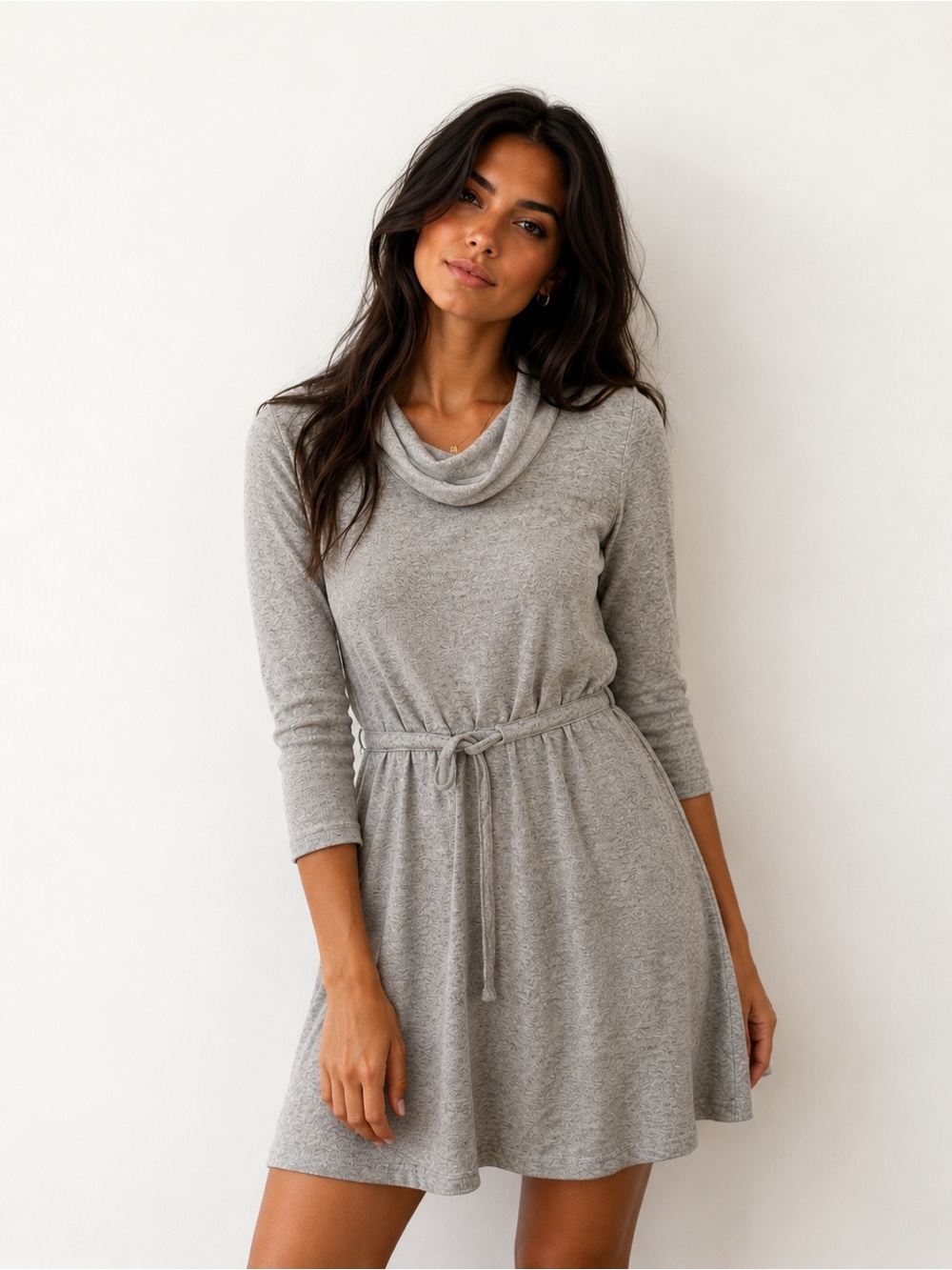 Anthropologie Saturday Sunday Dress Chatham Gray Terry Women’s Bust 32”